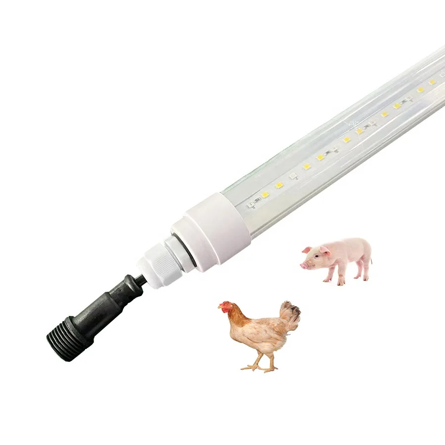 Ammonia resistant Dimmable IP65 Waterproof T8 9W 18W 4FT Chicken Farm Poultry LED Tube Light