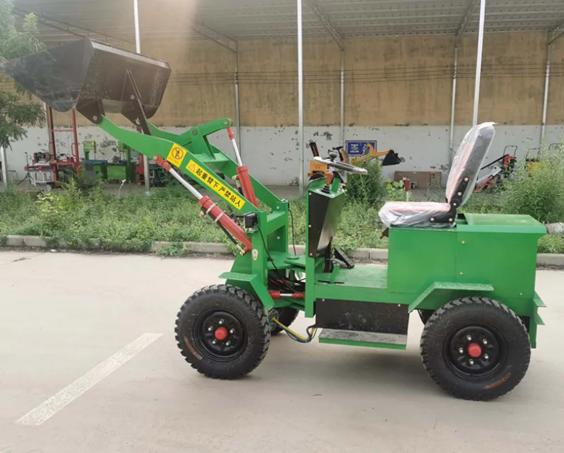 Micro LoadersCompact Wheel LoadersMobile and Inexpensive Small Loaders  Mini Electric Loader Farm Four-wheel Drive Front Loader