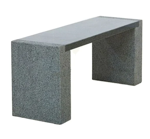 Скамья из каменного гранита для сада