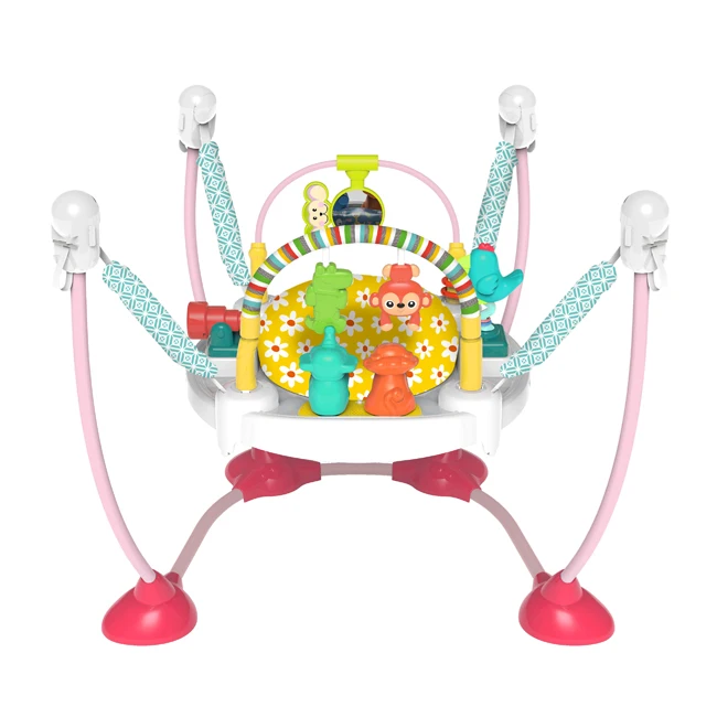 Infant jumper chair activity education toy toddler bounce swing with music baby jumping chair toys