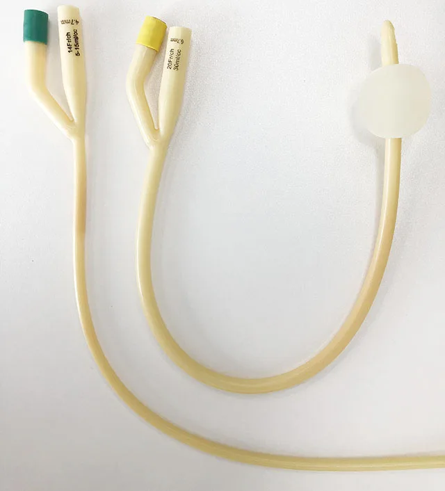 10Fr 12Fr 14Fr Factory made three-way latex free foley catheter