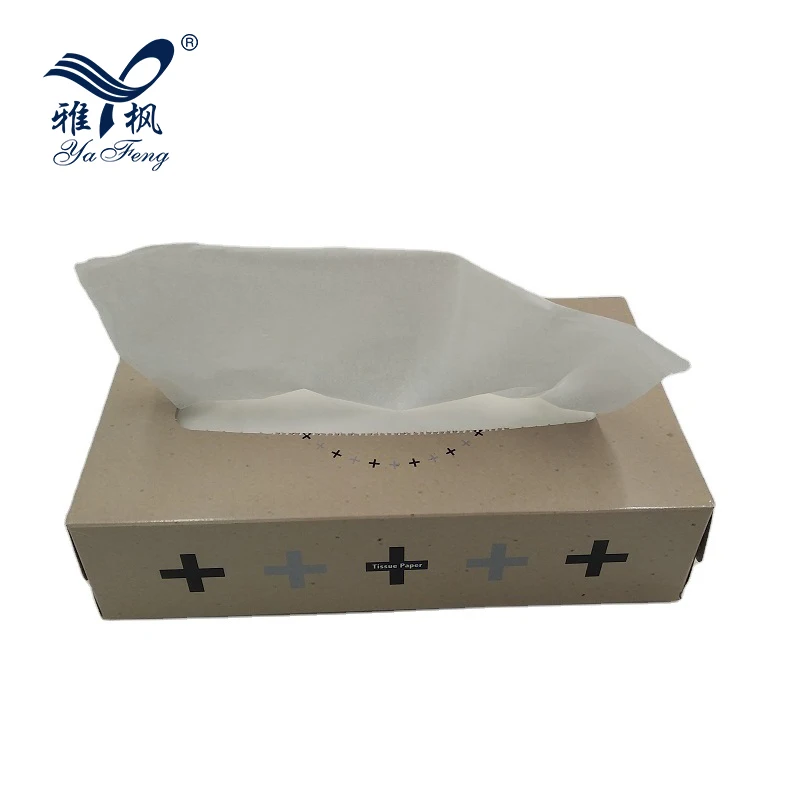 Высокая Абсорбирующая коробка упаковка девственницы древесной массы 2Ply 150 листов ультра мягкая лицевая бумага