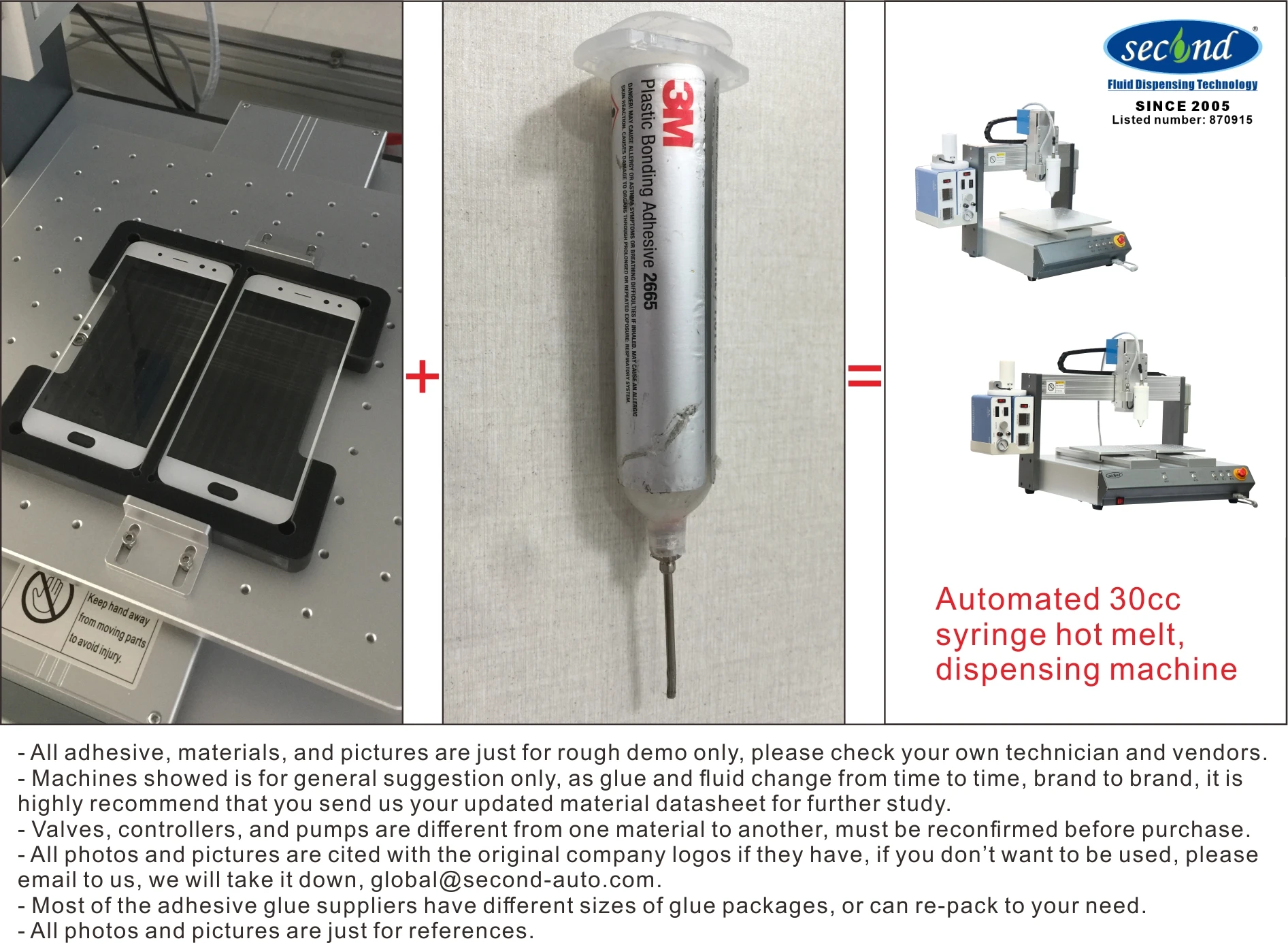 CE certified 3 axis desktop automatic hot melt glue dispensing machine