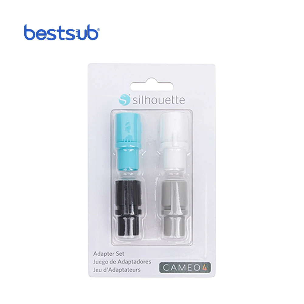 Silhouette CAMEO 4 Tool Adapter Set 3-pack of adapters  Premium Fabric Deep-Cut Kraft Blade