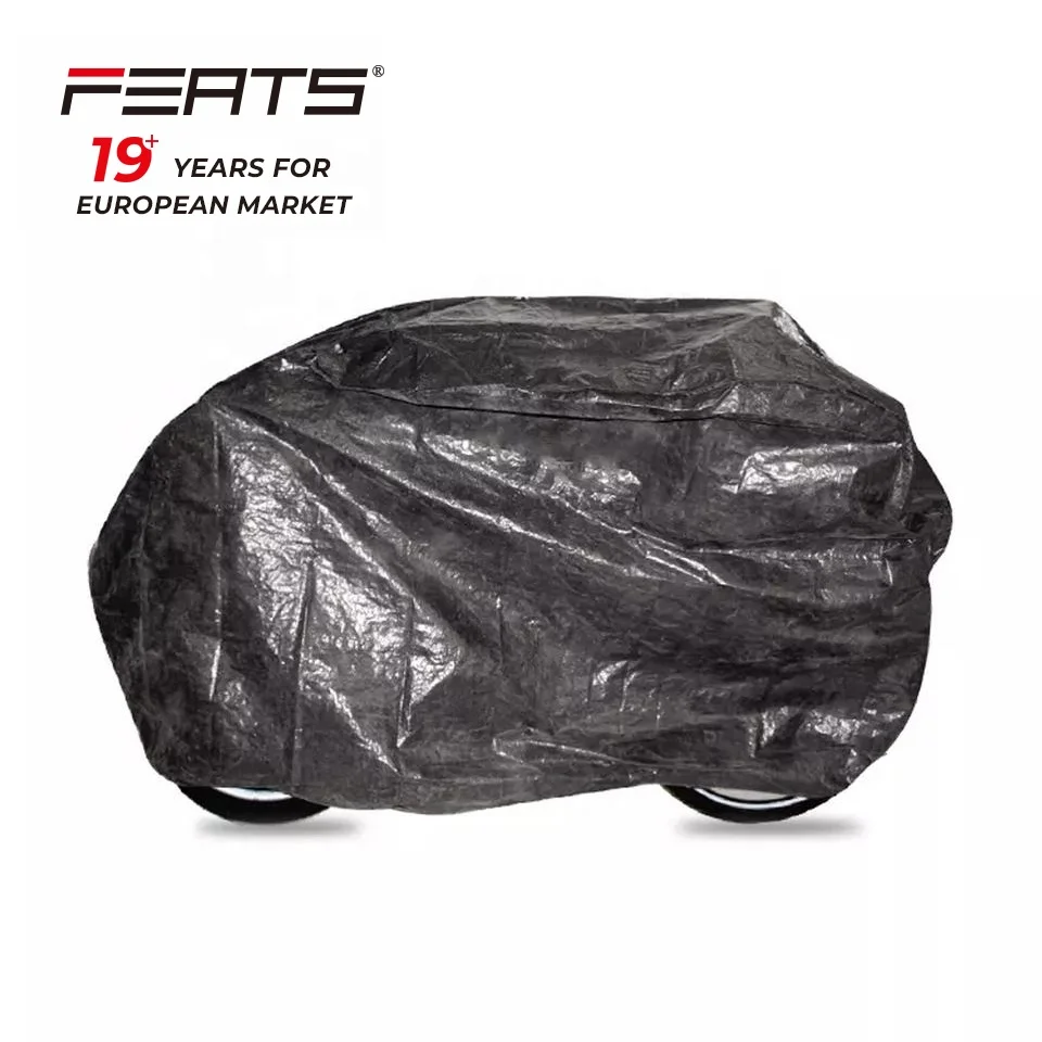 FERTS Water/Sun/Snow Proof Tarpaulin 115g/sqm 230*135*65cm with Rubber-cord & Velcro-band Closing Universal Bicycle Cover