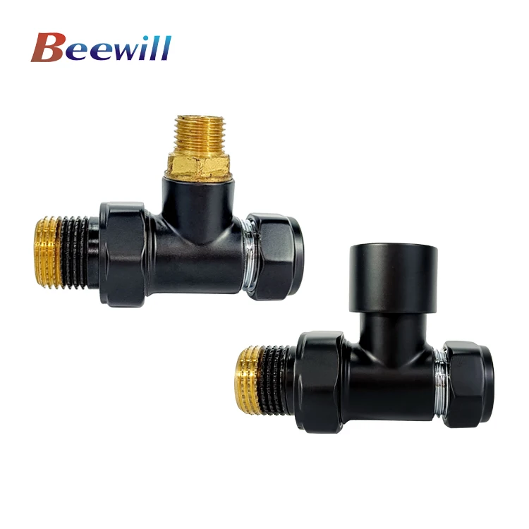 OEM/ODM 1/2 in heating copper radiator valve heated towel rail control valves