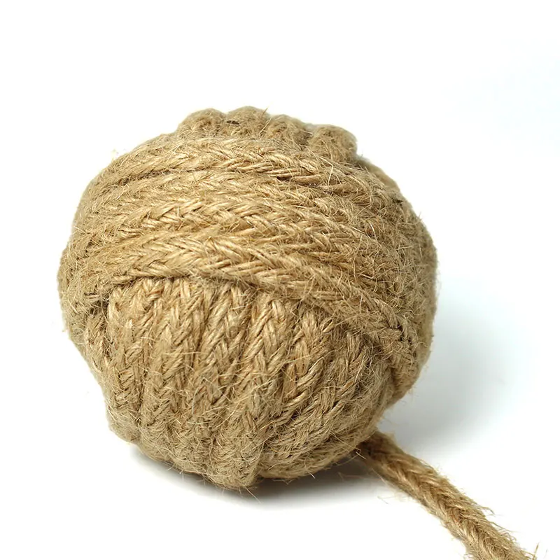 Quality Natural 5-60mm for shoes Factory Bulk 6mm Jute Sisal Natural Hemp Manila  braided jute Rope