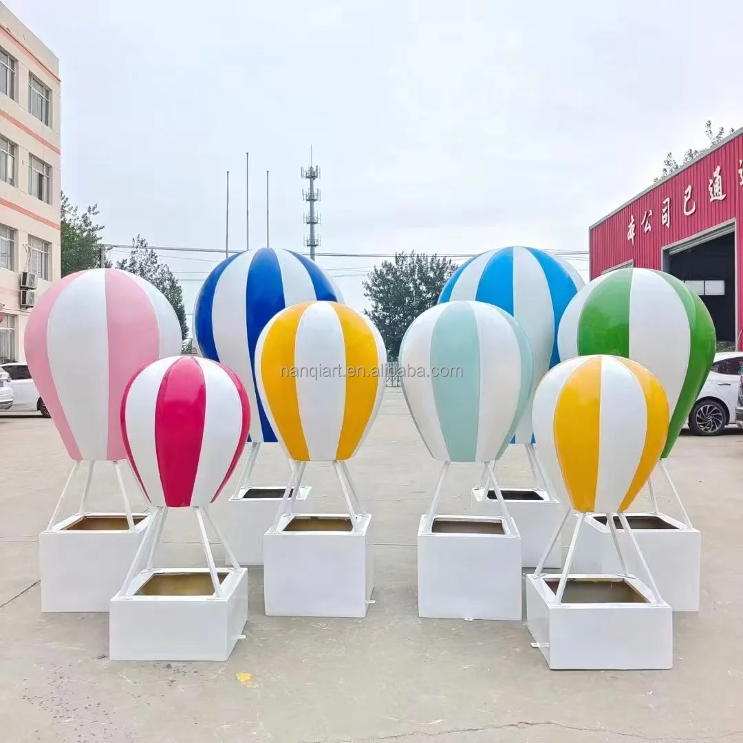 Customized Creative Handmade Fiberglass Ice Cream Dessert Cone Statues Event Party Decor Prop Life Size Candy Lollipop Sculpture