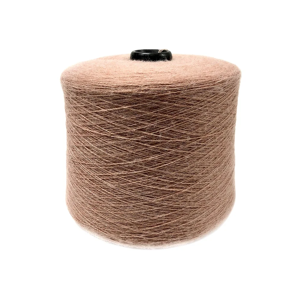 Ne 30/2 MVS Rabbit Hair Like Core Spun Yarn 82% Acrylic 18% PBT use for sweater