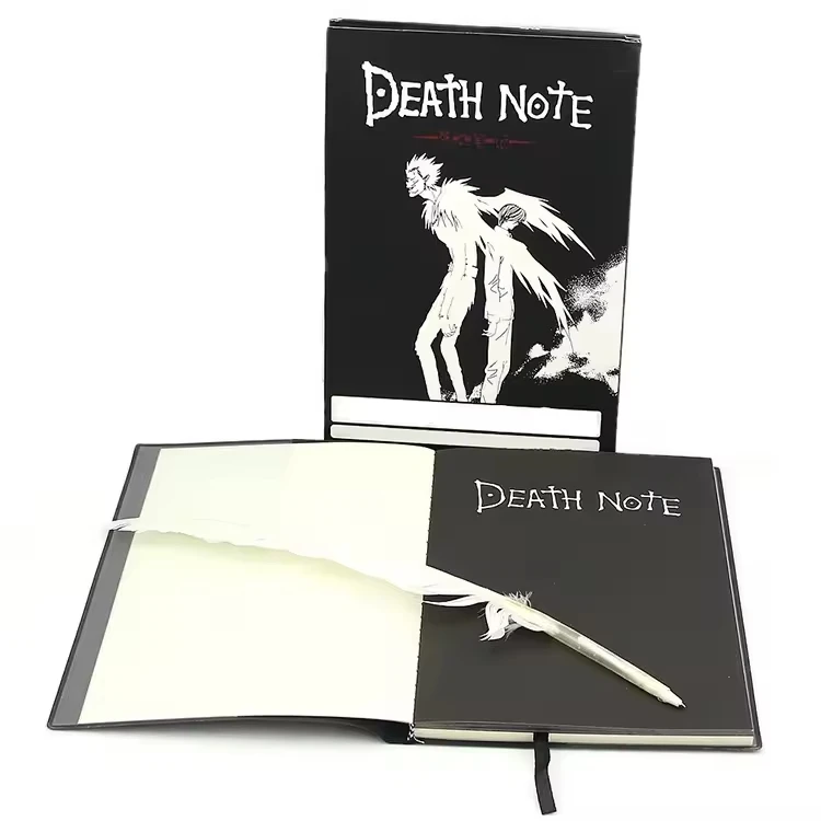 Wholesale One Drop Shipping Stationery Death Note Book Leather Anime Notebook
