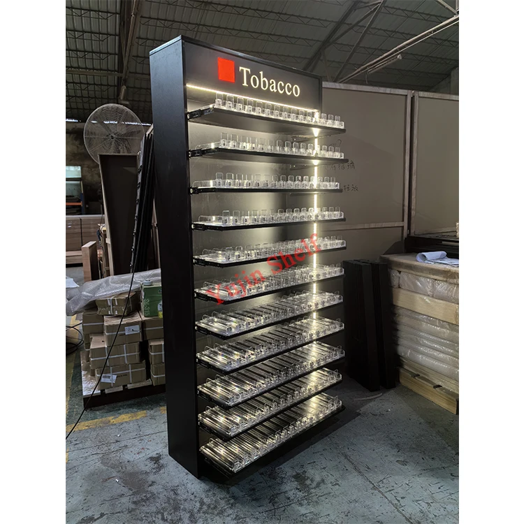 Convenience Store smoke tobacco display exhibition smoke shop display showcase for cigarette display rack