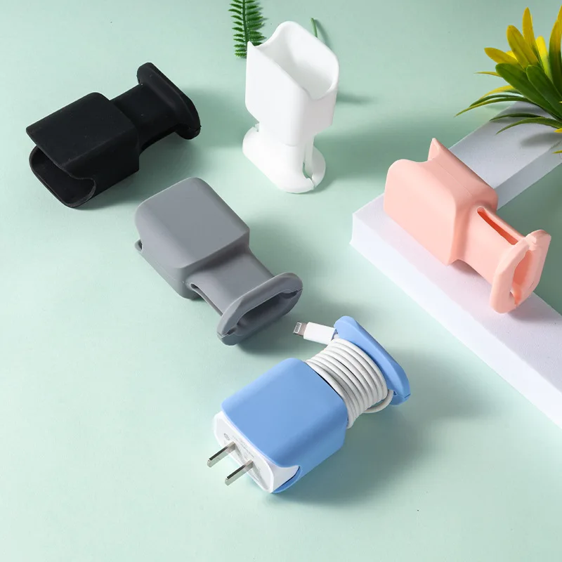 Silicone Usb Protector Cover For Iphone Data Line Head Cord Fast Charging Case Chargers Cable Protective Cover for iPhone