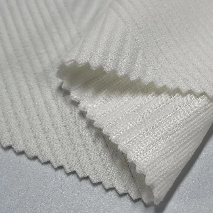 Заводская распродажа 297gsm 98% полиэстер 2% спандекс хлопок как 3d тиснение ткань для подводного плавания спортивный костюм толстовка