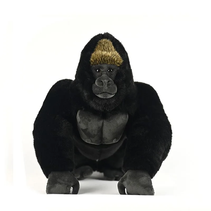 Customized simulation chimpanzee plush toys king kong gorilla big plush figure toys stuffed animal for kids birthday gift