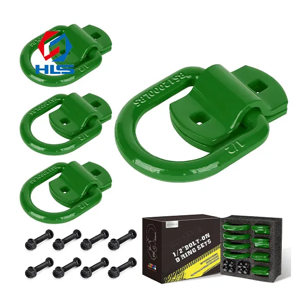 Factory Supply 12000Ibs Heavy Duty Bolt-On Forged D Ring with Screws & Bolts for Cargo Tie Downs