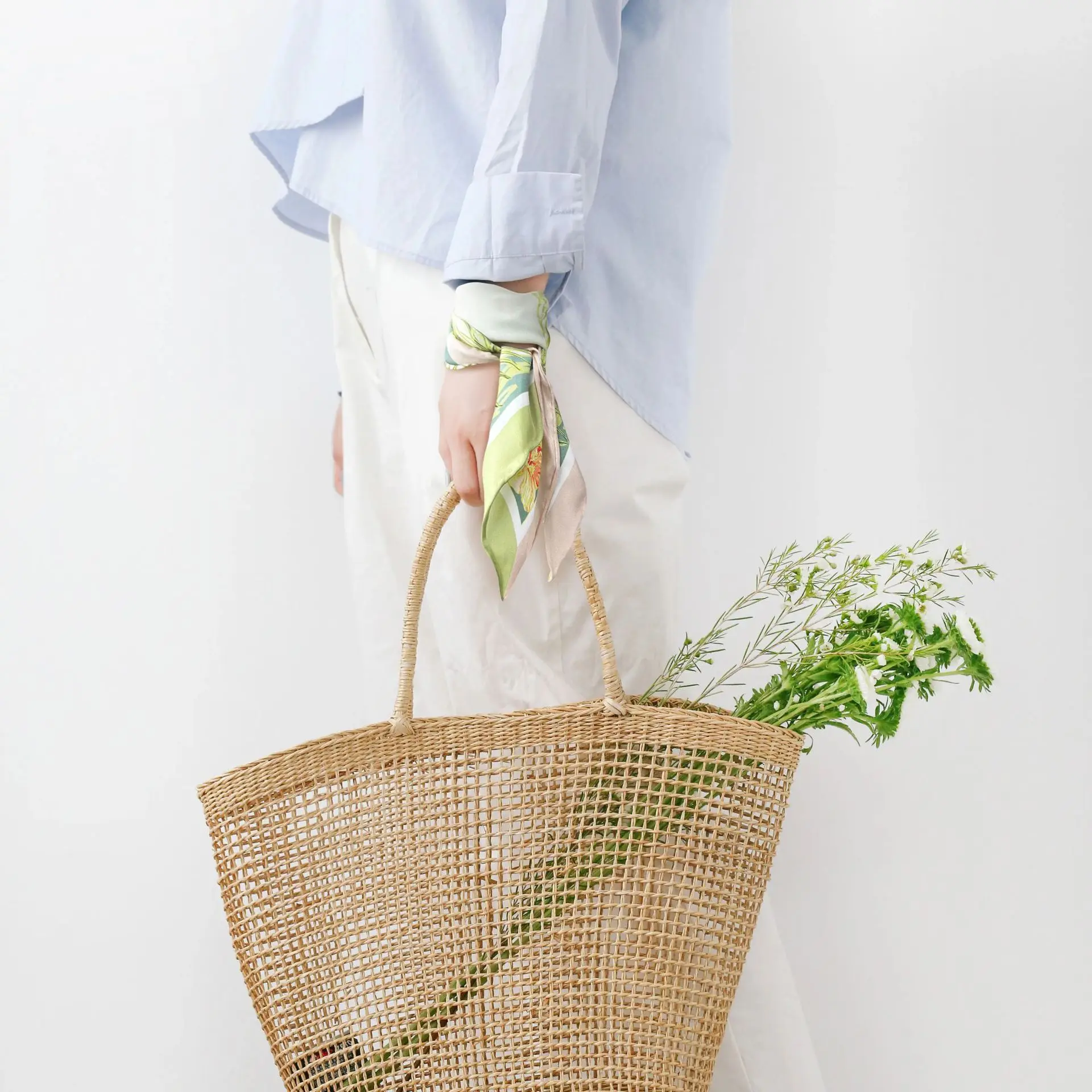 18MM Silk Twill Double Side Custom Print Silk twill Square Scarf for Woman scarf with your own design