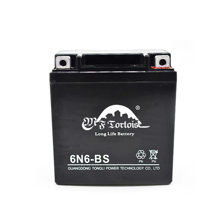 Hot sale 6v6ah mf motorcycle battery