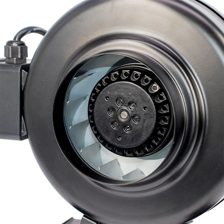 Quiet In-line Duct Fan for HVAC System 4 inch Low Vibration Energy Saving