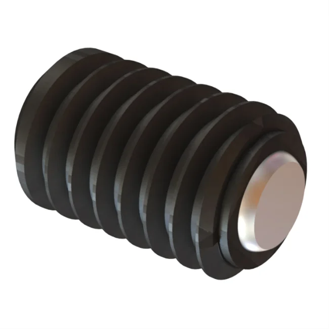 Пользовательские push fit пружинный шаровой Плунжер с резьбой Пружинные плунжеры плоским носом