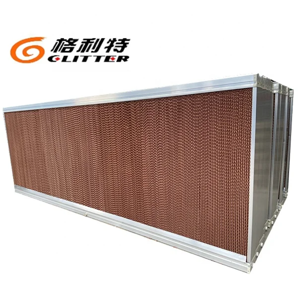 Evaporative Cooling pad Panel widely used in animal husbandry farms greenhouse FACTORY PRICE Jiangyin manufacturer