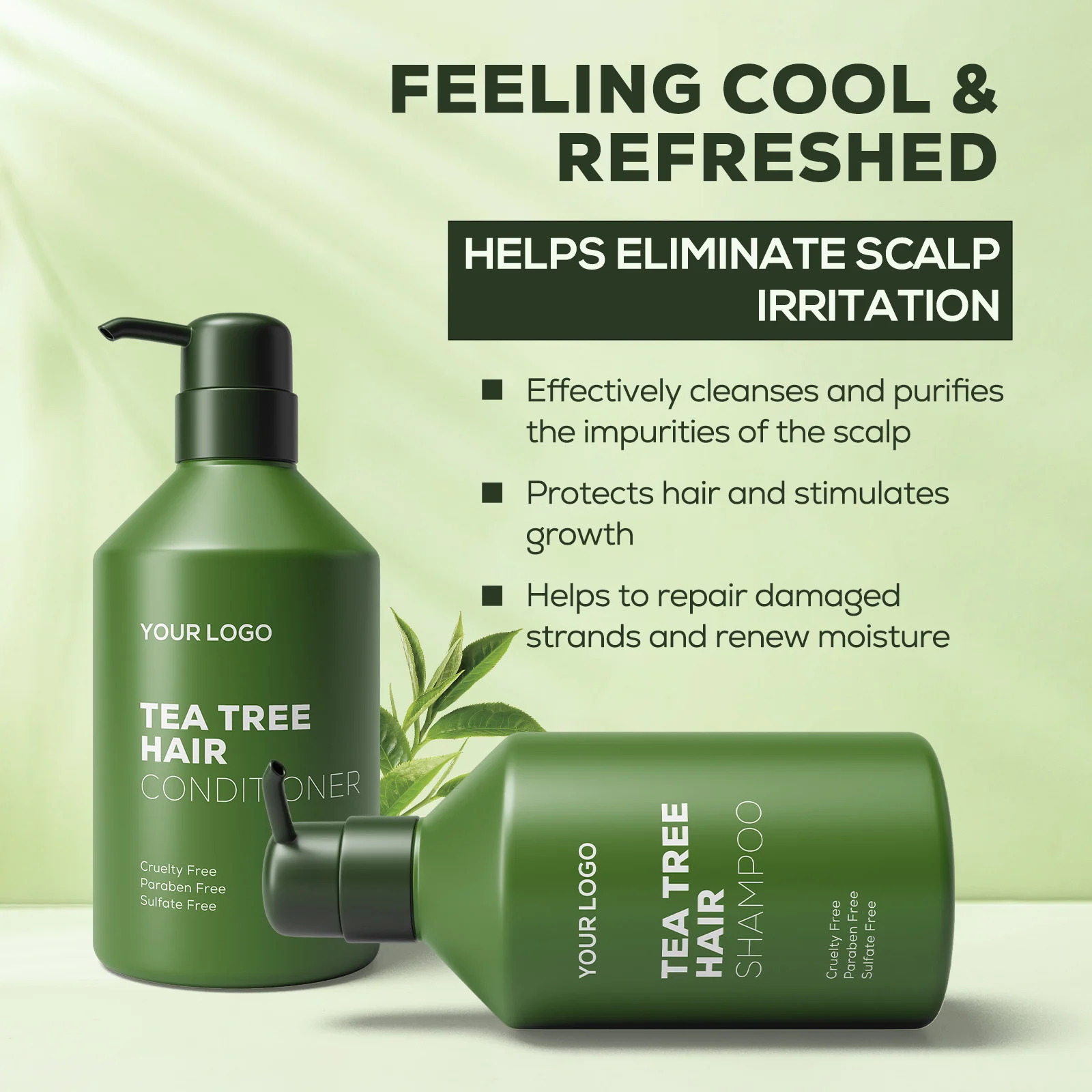 Private Label Herbal Ginger Anti Hair Loss Shampoo For Women Men