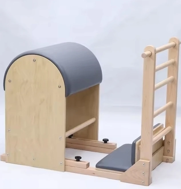 Yoga Training Exercise Fitness Reformer Machine maker wooden maple ladder barrel
