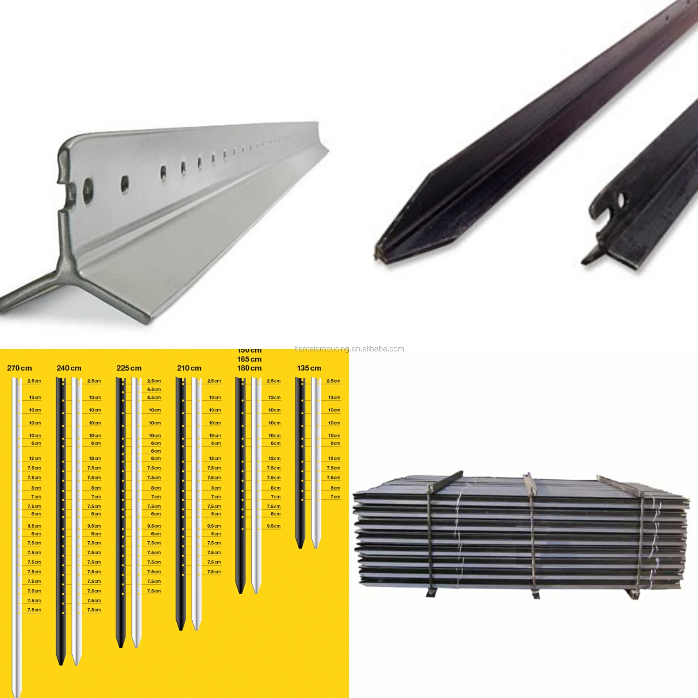 Wholesale  Fencing Y post galvanized /pvc coated Y post star picket for fence using