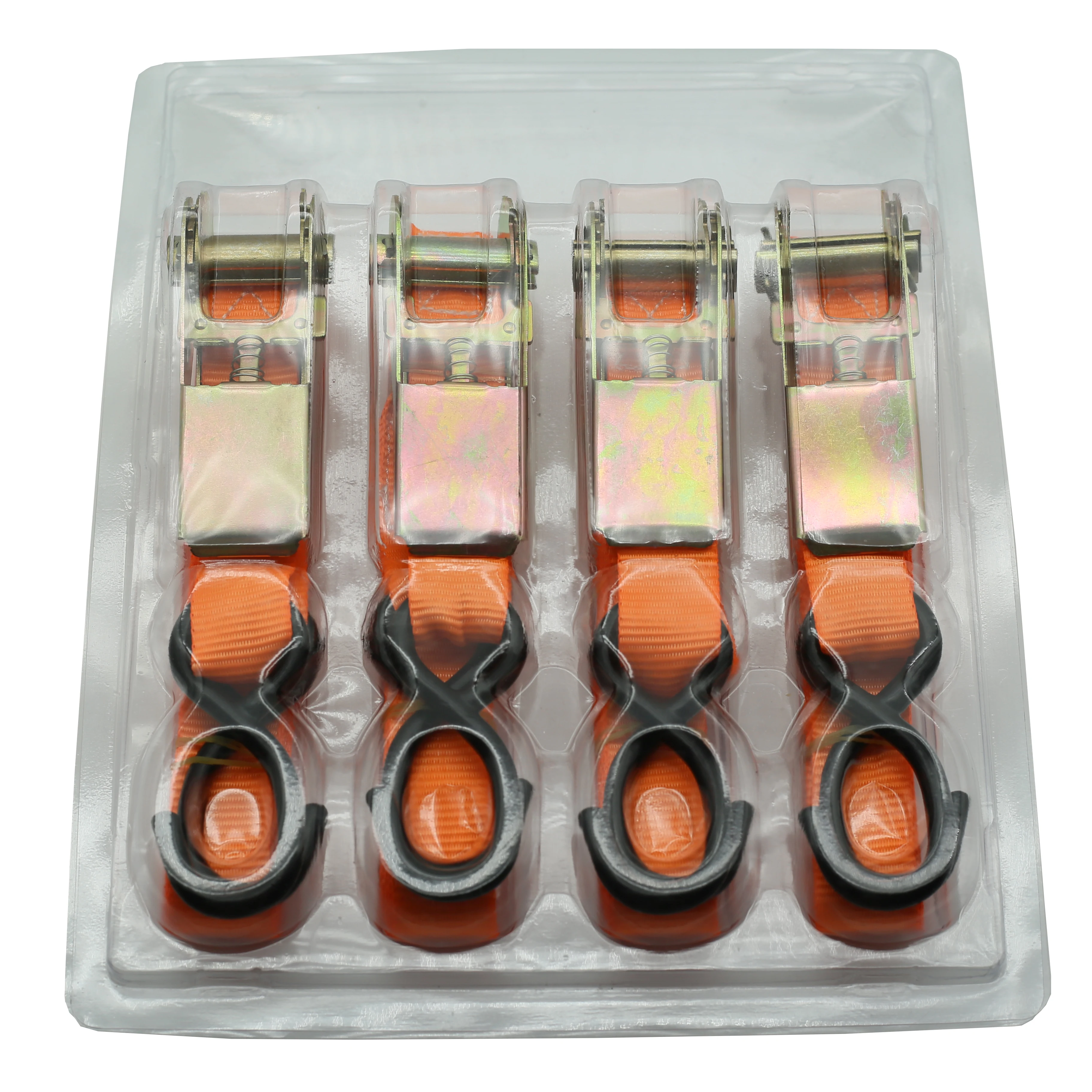 1x15 orange blue 4pack ratchet tie down bulkbuy 4pk ratchet strap tie down set buckle cargo 4pk webbing ratchet tie down set