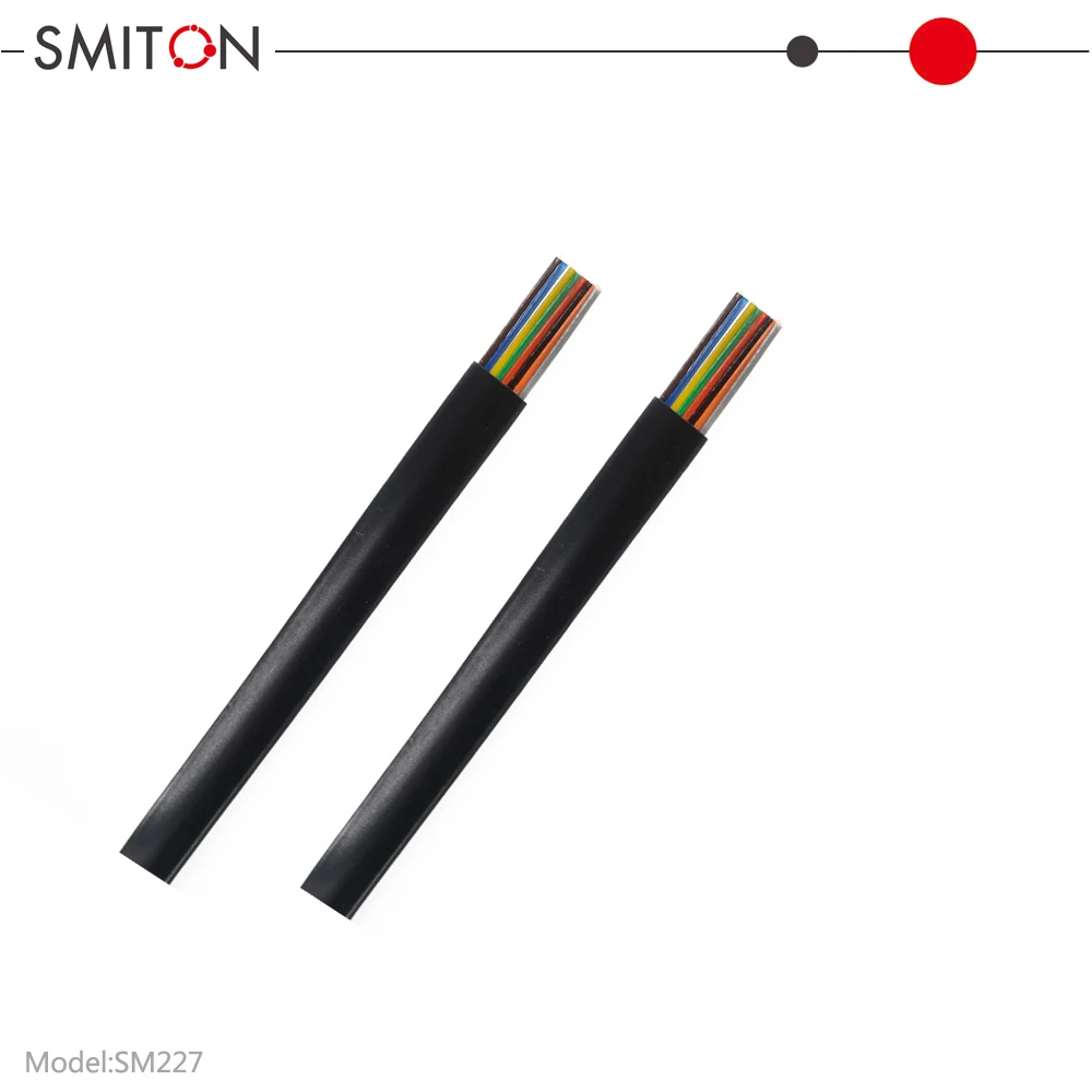 RJ45 8p8c 30/28/26AWG Copper Wire 8 Core Telephone Flat Cable 8C