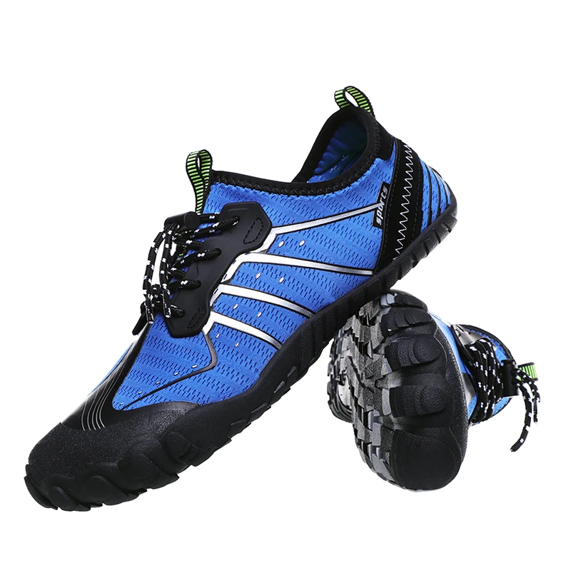 Дышащая быстросохнущая Мужская обувь для рыбалки с пятью пальцами, нескользящая обувь для воды