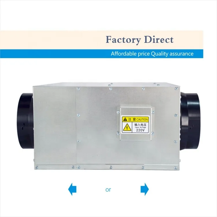 One-way Airlow Fresh air ventilation System  exhaust and supply air with controller