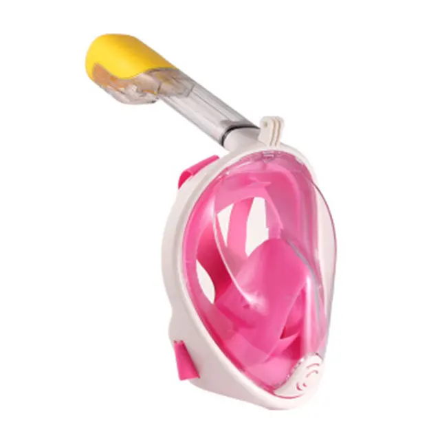 Good Quality Physical Antifogging Panoramic Viewing  gp camera Watertight & Anti Leak  Full Face Snorkeling Diving glasses