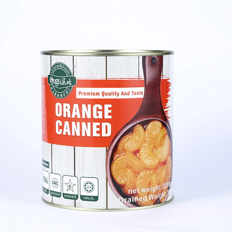 Хорошая цена Премиум качество мгновенный консервированный мандарин апельсин в небольшом сиропе