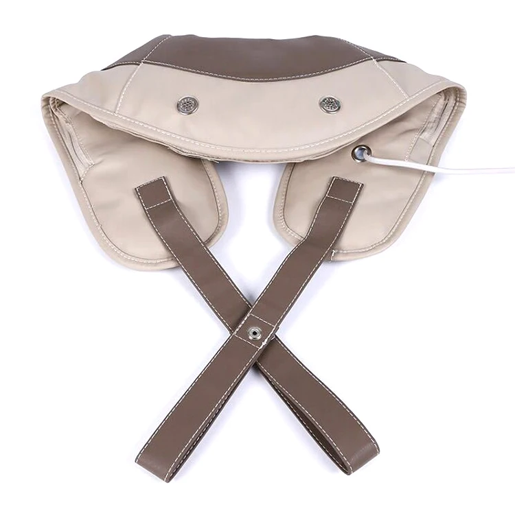 Wholesale Electric Shiatsu Back Neck and Shoulder Massage shiatsu massager shawl rolling kneading massage pillow