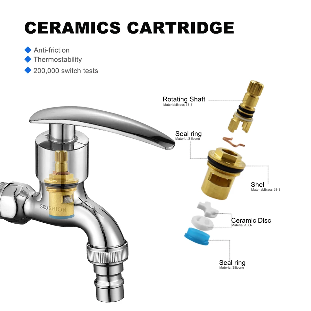 Горячая Распродажа, быстро открывающийся наружный садовый водопроводный кран 1/2, хромированный современный кран, латунные краны для стиральной машины