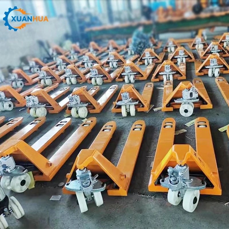 All Terrain Pallet Truck Hydraulic hand-pull trailer pallet truck