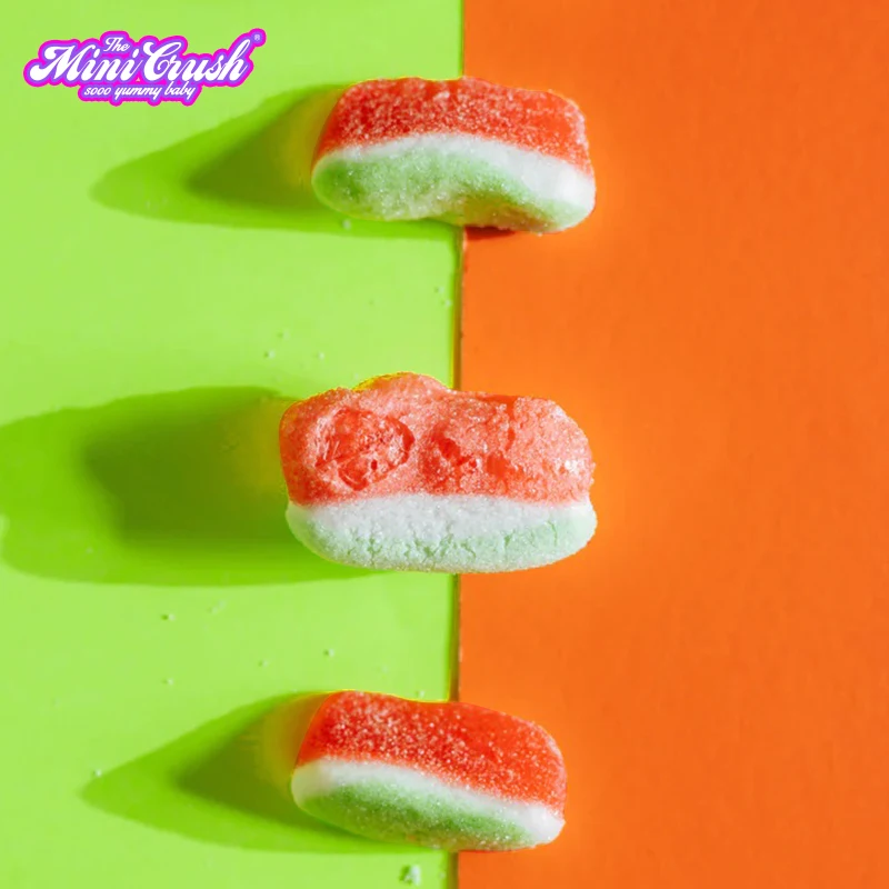 Minicrush Watermelon Freeze-dried Candy Wholesale Sweet Gummy Candy Funny Confectionery Snacks