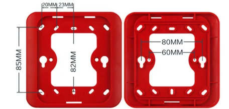 Conventional wired LED flashing sound alarm for fire alarm system
