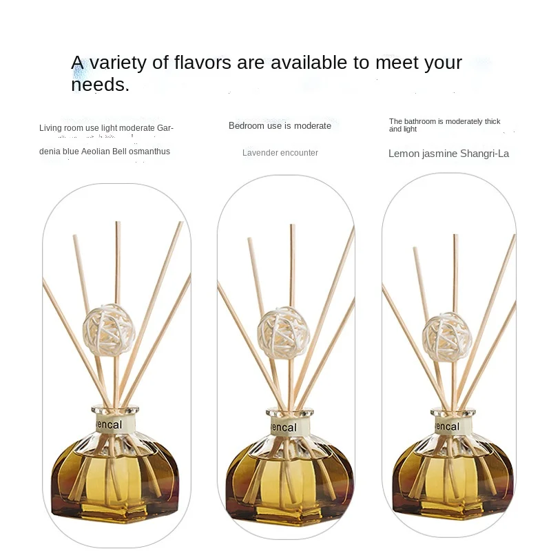 Scent Custom Empty Sola Packaging Double Wall Glass Fragrance Amber Bottle Silver 50ml Reed Diffuser