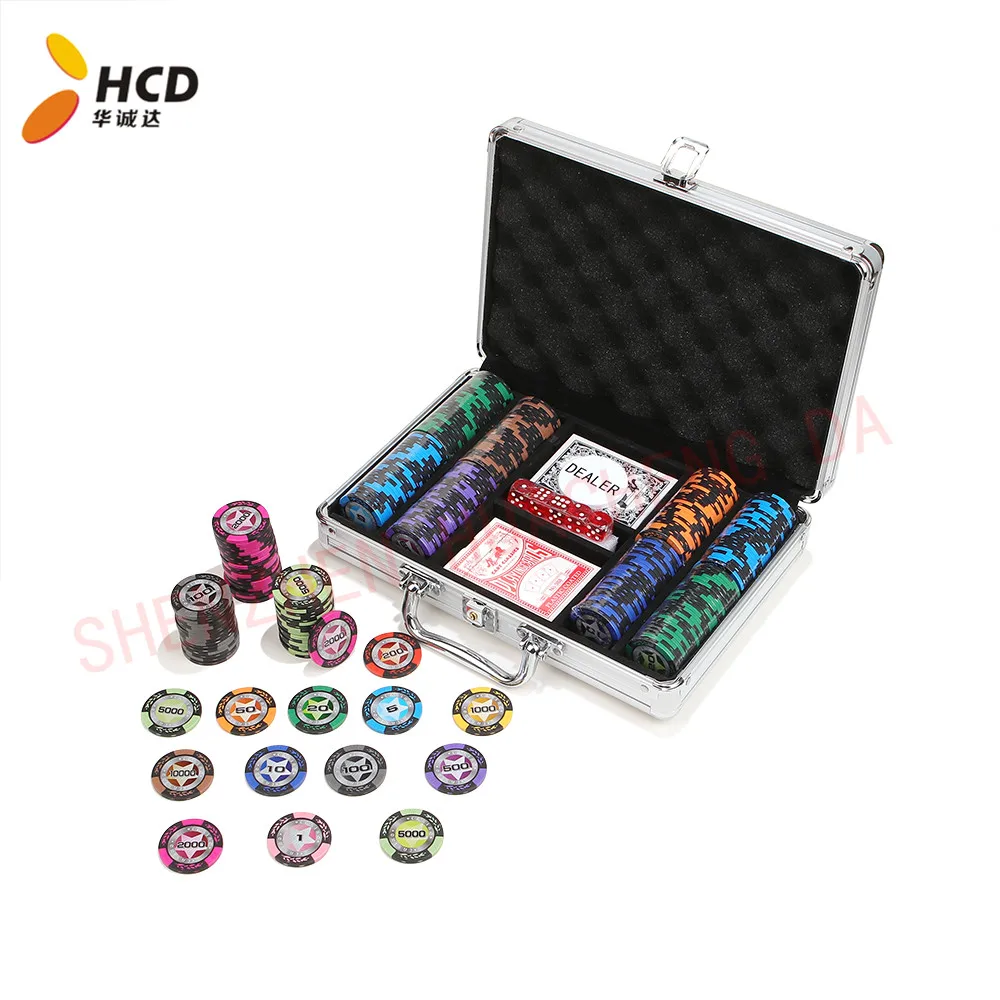 Poker Chip Suit High Quality Gaming Chips for Professional Poker Players
