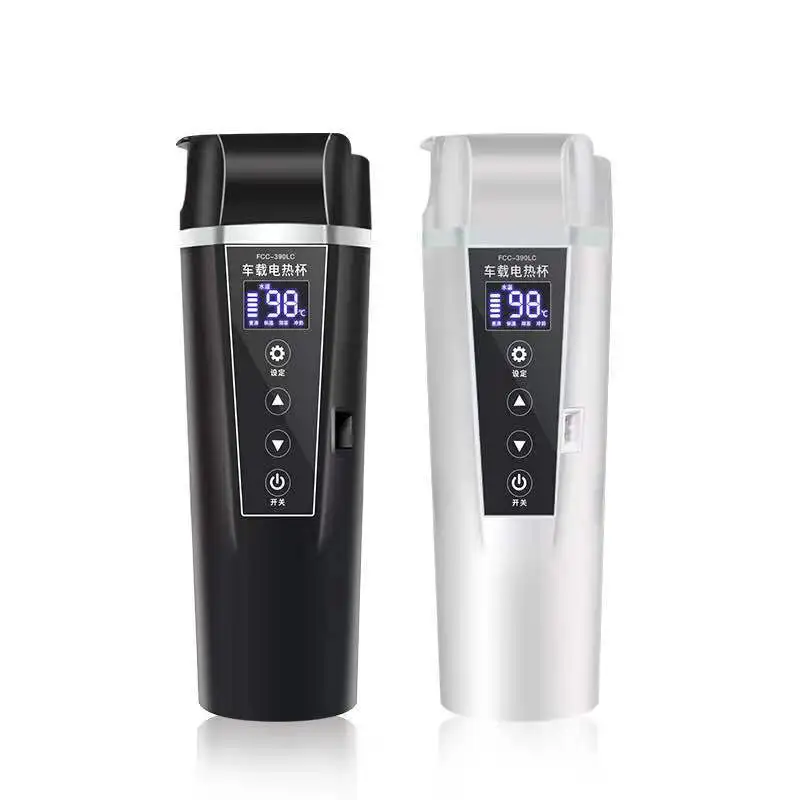 
portable car Electric cup Heating stainless steel thermos mug travel thermos 