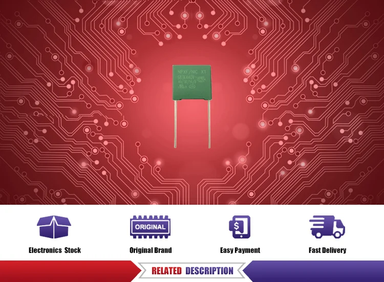 Пленочные конденсаторы X1 0 0033 мкФ 440VAC PP 10% (10 5X4X9 мм ...