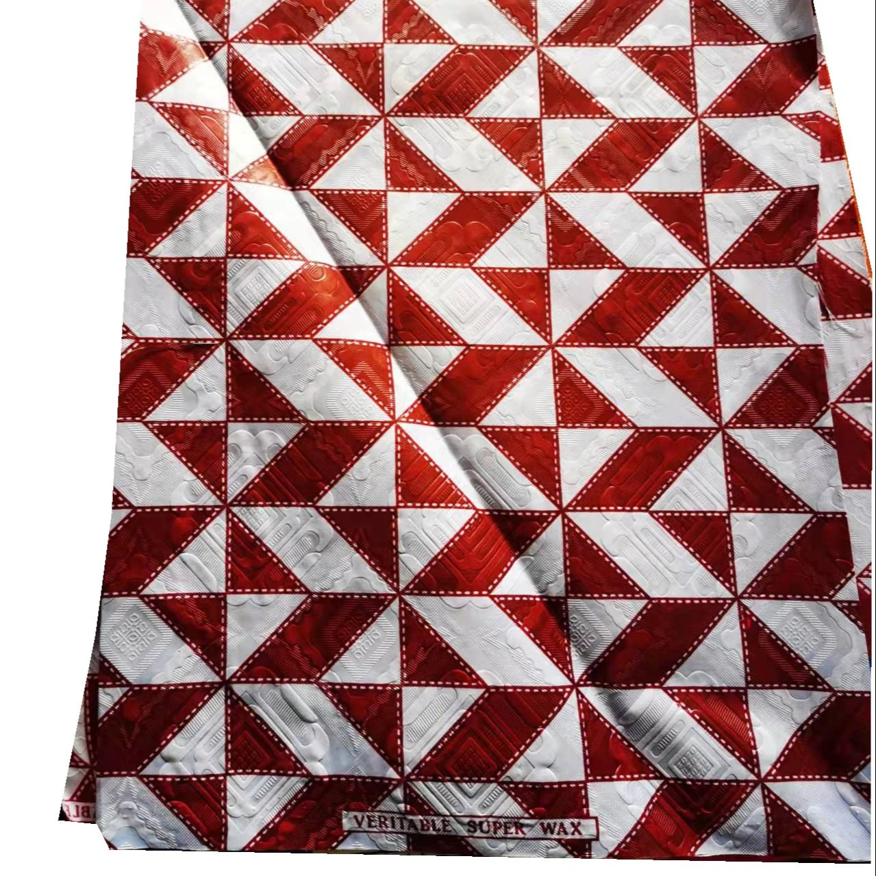 New Model African Wax Printed Fabric 100% Polyester Print Veritable Real Wax Fabric