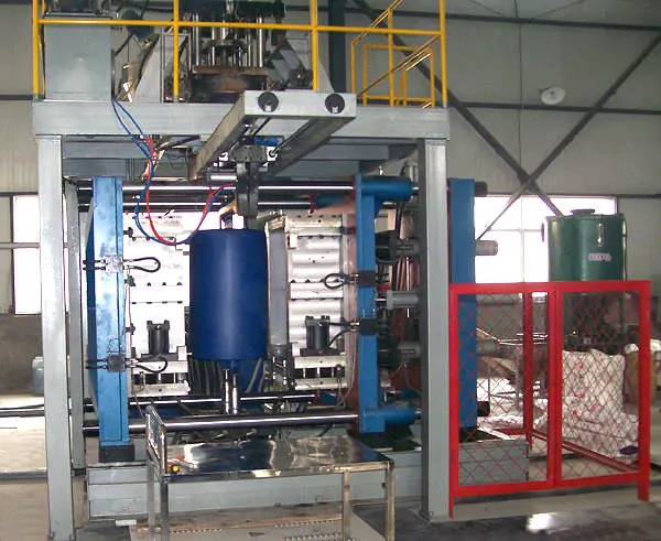 
Stacked barrel Extrusion blow molding machine 
