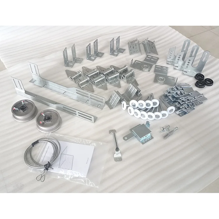 US Standard Garage Door Hardware Kit  for 7 8 9 10 16 X 7 8 9 Steel Glass Garage Door with High Quality