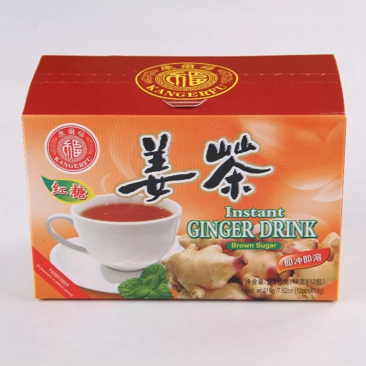 Китайский женский чай коричневый сахар имбирный смешанный гранулированный растворимый напиток