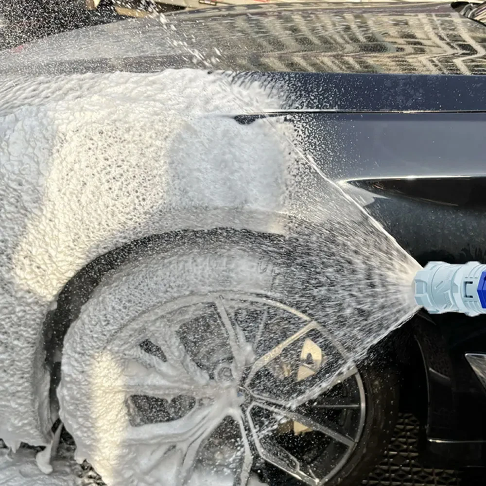 1L Snow Foam Gun,1/4 Inch Male Dispenser, Brass Core Nozzle, Foam Maker Mesh,for Karcher Bosch Lavor parkside Pressure Washer