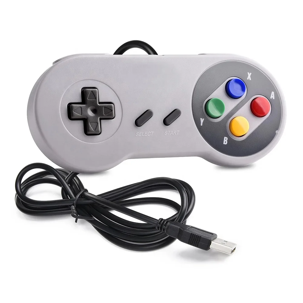 USB-контроллер, игровой джойстик, геймпад, контроллер для Nintendo SNES, игровой коврик для Windows, ПК, для MAC, компьютерное управление