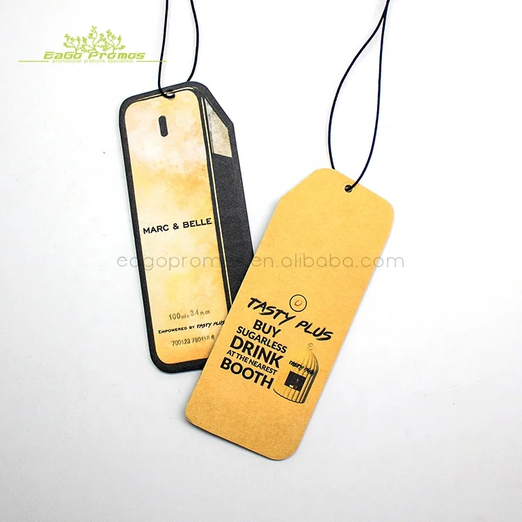 2024 2025 Personalized Design Free Sample Various lasting scents auto paper air freshener / custom car air freshener