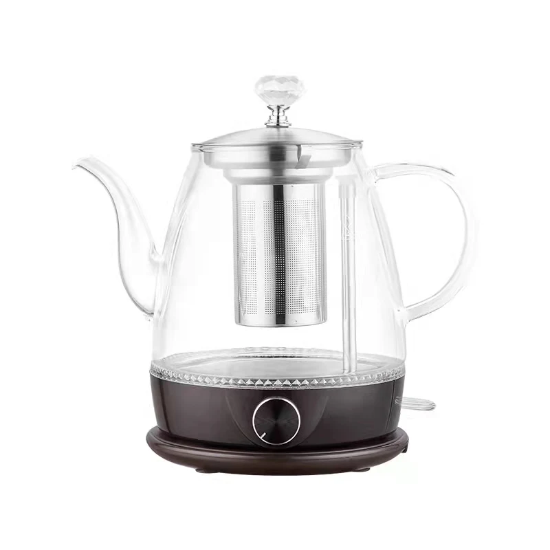 1.2L Water Glass Electronic Home Appliances Boil Dry Protection Electric Kettle Anti-scald glass kettle with filter tea kettle